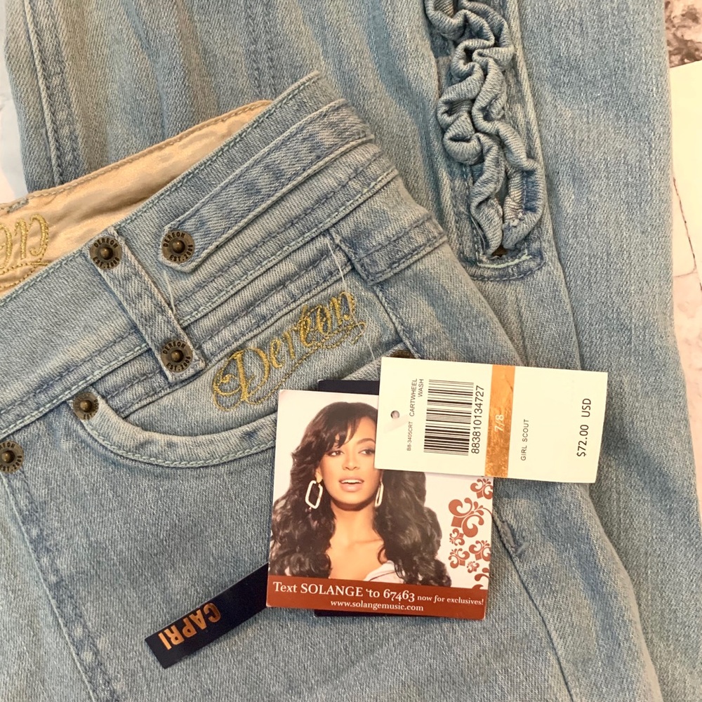 NWT Deréon Capris by Beyoncé and Solange Size 7/8